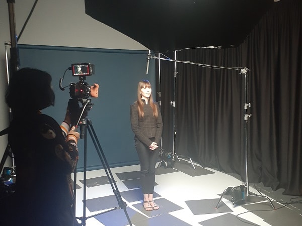 Genesis Research Services filming for pain awareness month