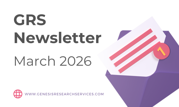 Genesis Research Services Newsletter for March 2026