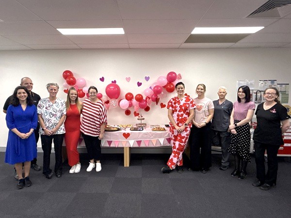 The team at Genesis Research Services hosted a Sweethearts morning tea to raise funds for HeartKids